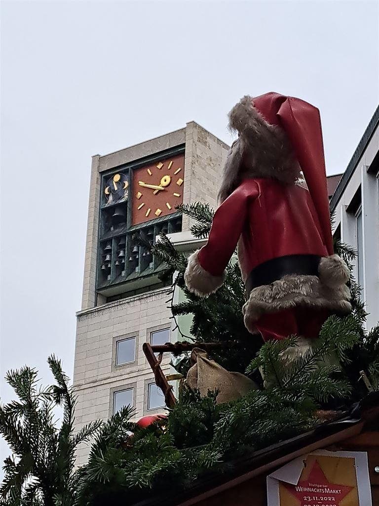 santa&clock